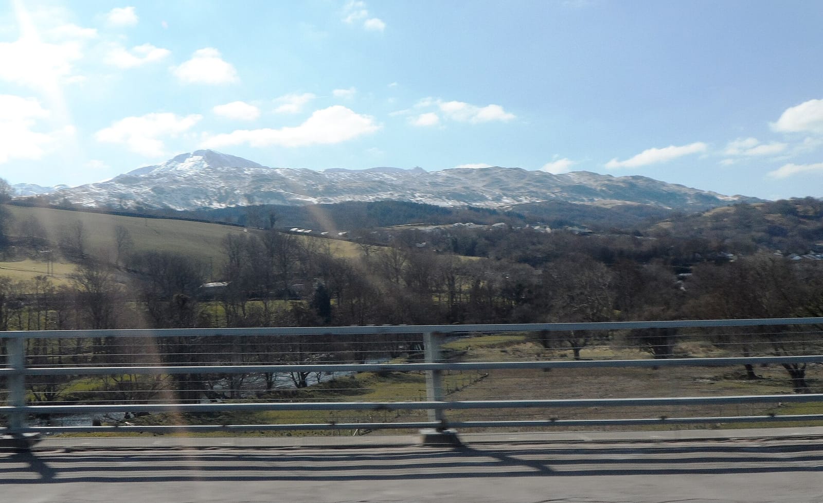 The River Wnion below Dolgellau, with Cadair Idris beyond