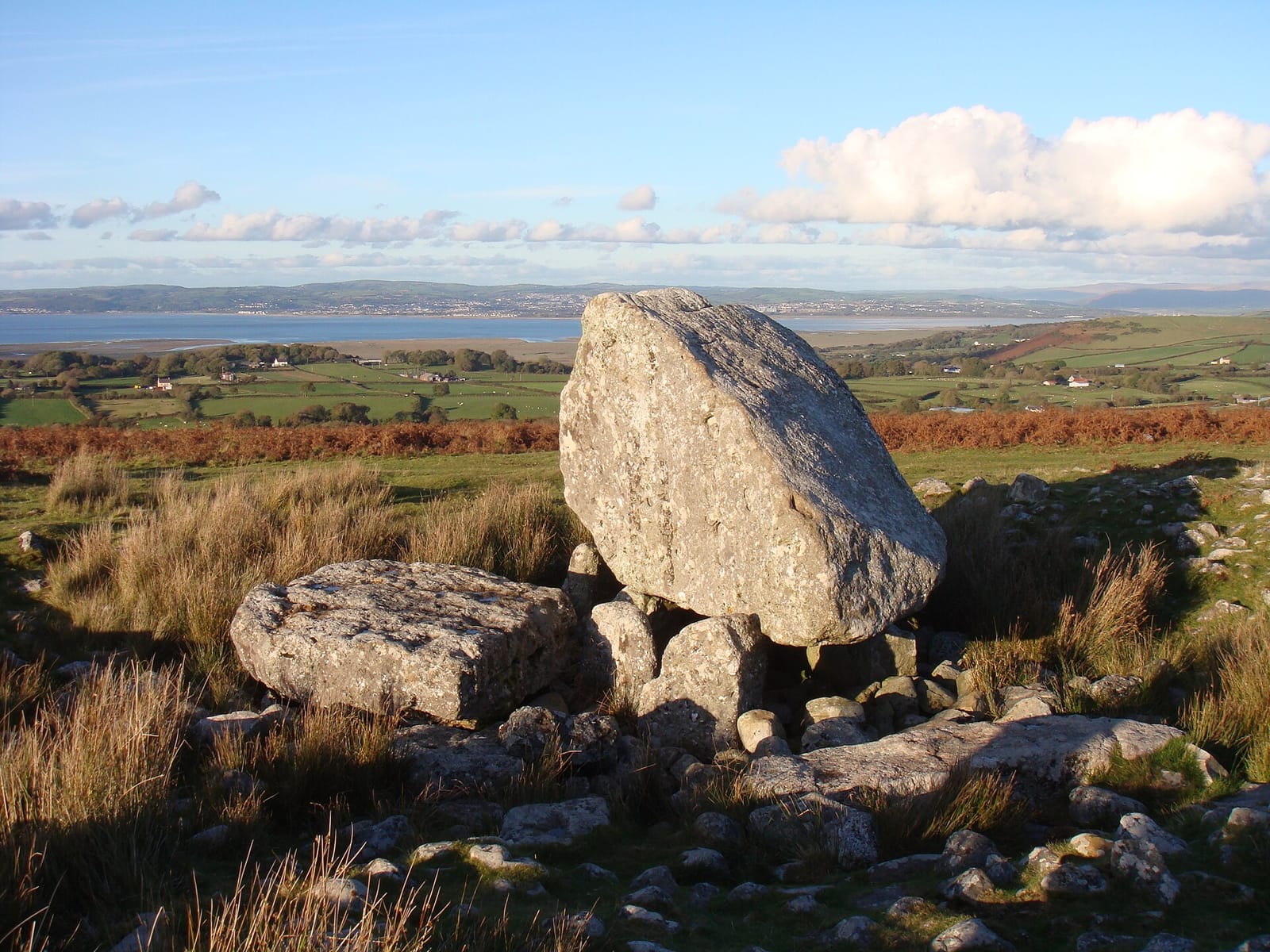 Arthur's Stone, a Neolithic burial chamber on Cefn Bryn above Reynoldston