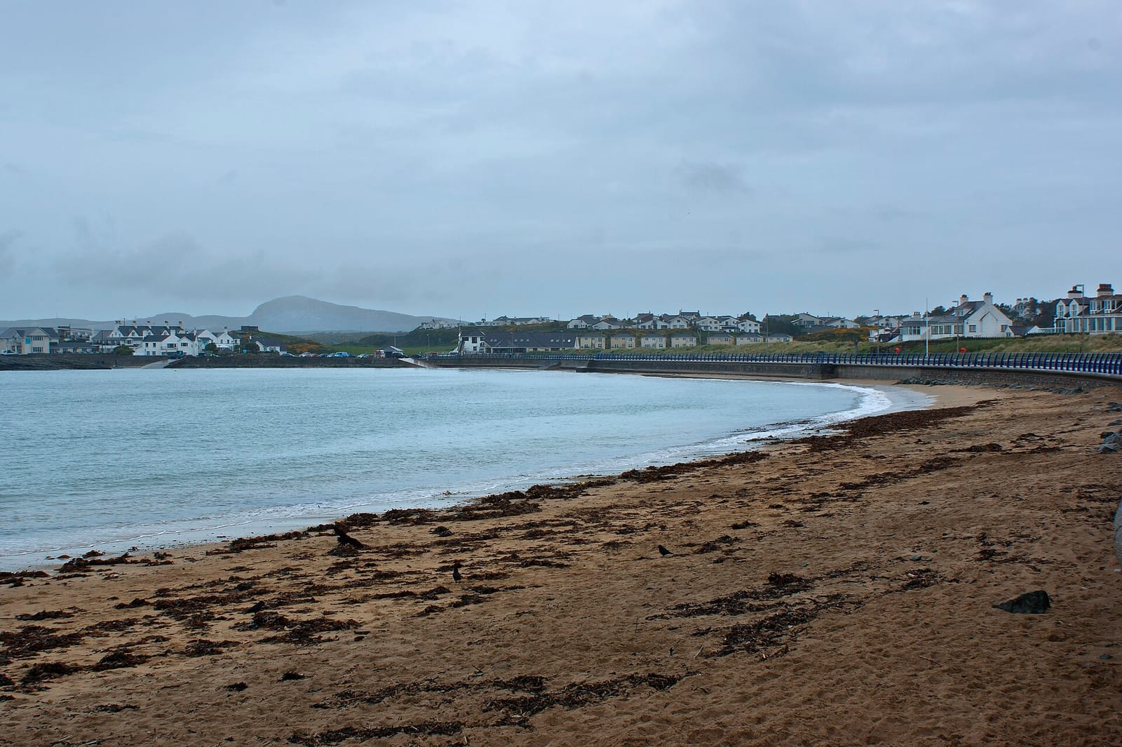 The sandy beach at Trearddur Bay on Holy Island, Anglesey